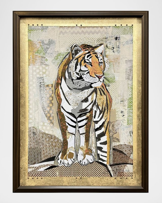 "Tiger Strength" Framed Giclee by Jenny McGee